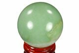 Polished Green Aventurine Sphere - China #116000-1